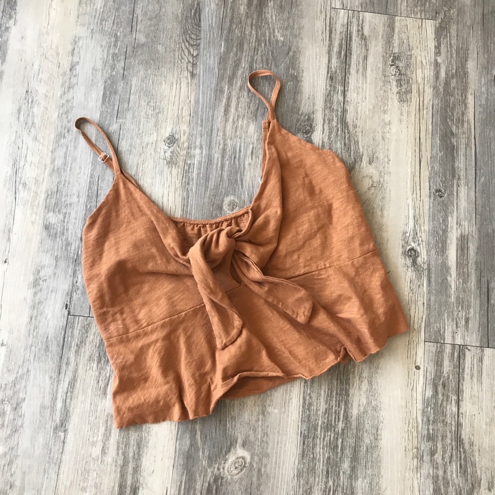 Boho tie crop top